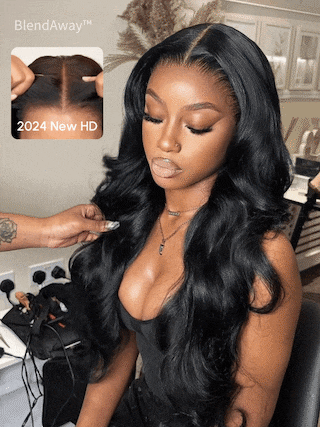 UNice 5x5 & 7x5 Thin HD BlendAway™ Pre Cut Lace Closure Glueless Body Wave Affordable Wig with ByeBye-Knots Match All Skin Tones