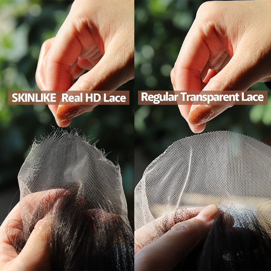 Upgrade 13x4 Crystal Hd Lace Front Human Hair Wigs Straight Hair HD Invisible Lace Wigs
