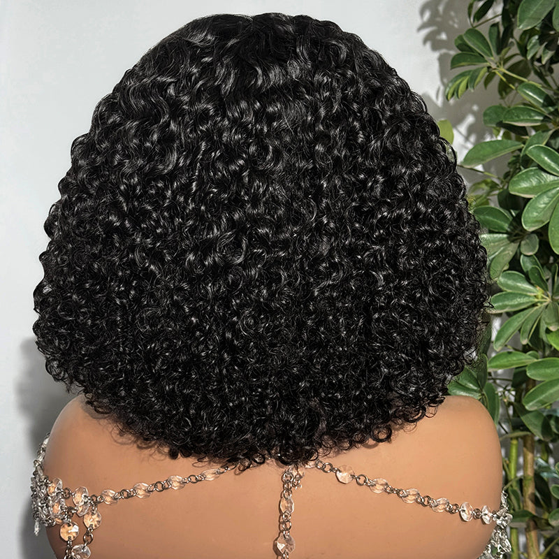 {Super Sale} Megalook Limited Design Pre-Cut Glueless 5x6 Lace Closure Loose Curly/Deep Curly Wig
