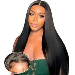 Wholesale Cuticle Aligned Raw Indian Hair Wig Supplier 4x6 Lace Closure African