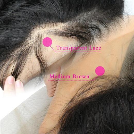 Transparent HD Lace Frontal Wigs 13x4 Human Hair HD Melted Lace Wig 180% Density