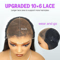 Glueless 10x6 Parting Max HD Lace Wig Pre Bleached Tiny Knots Body Wave Wig(No Code Needed)