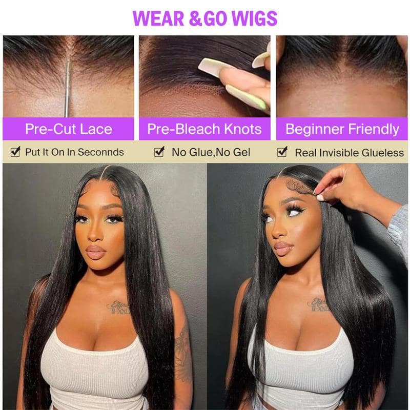 Glueless 10x6 Parting Max HD Lace Wig Pre Bleached Tiny Knots Body Wave Wig(No Code Needed)