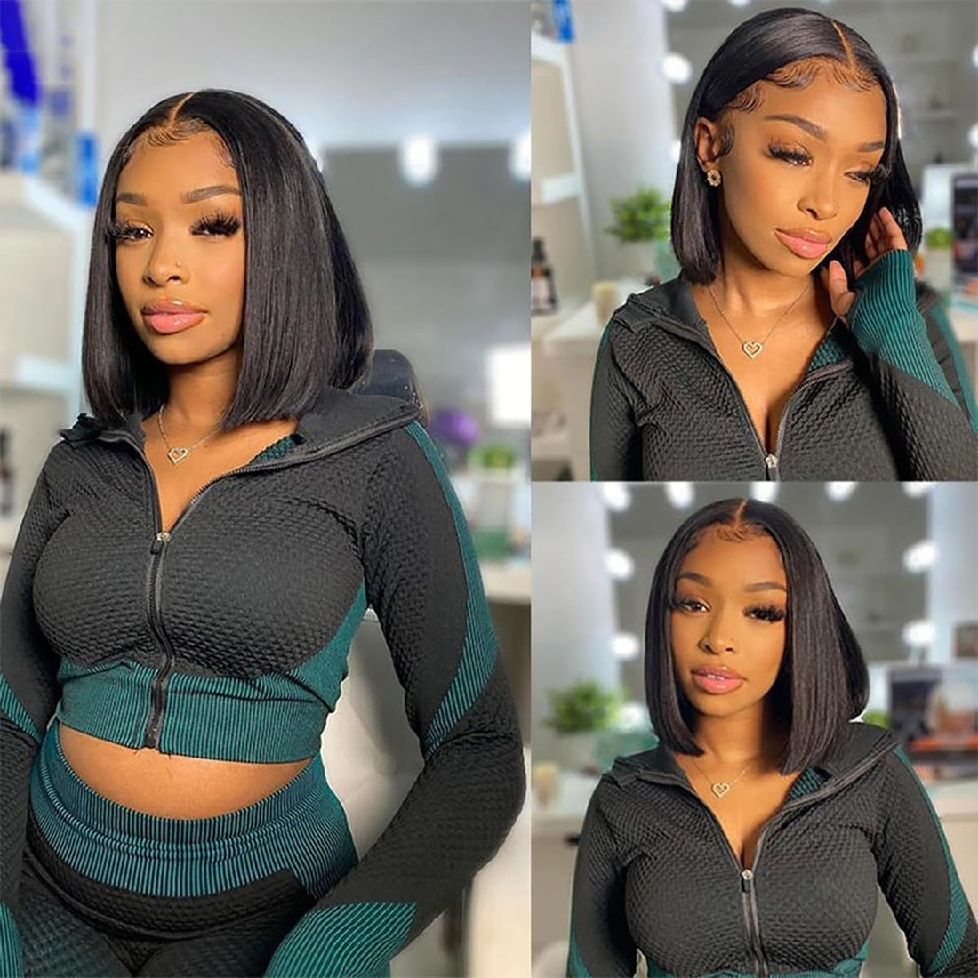 Short Bob Transparent Hd 13x4 Bob Wigs Straight Lace Frontal Wig