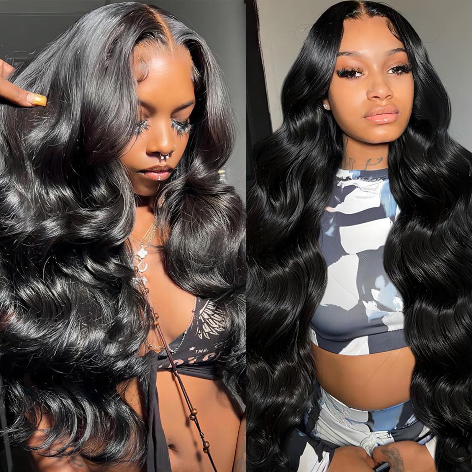 Pre Cut Lace | Glueless 6X5 HD Lace Wig Body Wave Human Hair Wear And Go Wig