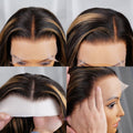 Pre Cut Lace | Glueless Lace Wigs Pre Plucked Closure Wig with Natural Hairline Loose Deep Curly Human Hair Wear And Go Wig