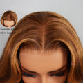 Megalook Dark Roots With #30 Highlight Loose Body Wave 13x4 HD Lace 3D DOME Cap Wear Go Glueless Pre-cut Lace Wig