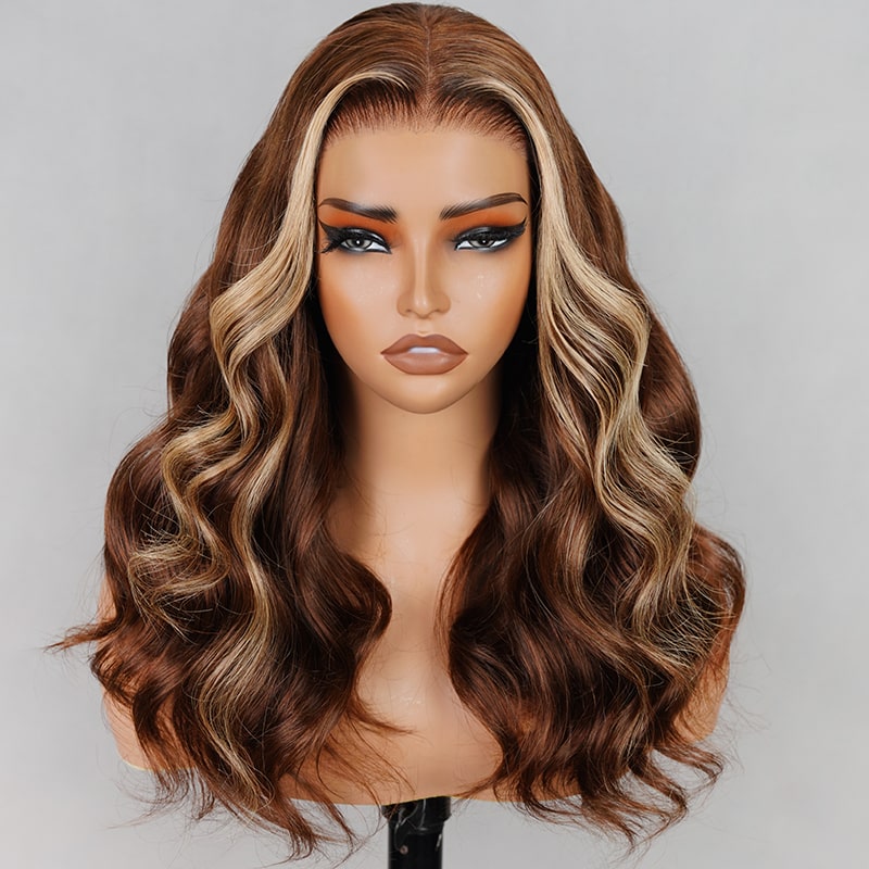 (Super Deal)Megalook Salon-Quality Luxurious Glueless 6X5 HD Lace Wig Body Wave Wear And Go Wig