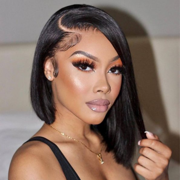 {Super Sale} Upgrade Pre Cut Straight Bob 6X5/13x4 HD Lace Glueless Wear Go Closure Wig With Pre-plucked Edges