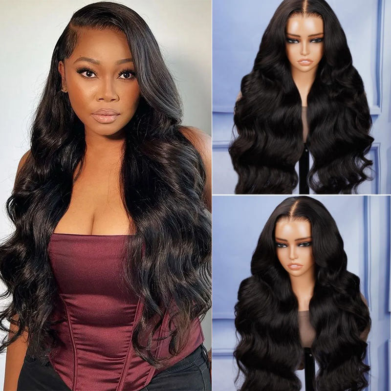 13X6 Lace Front Wig Preplucked With Baby Hair Body Wave Human Hair Wigs
