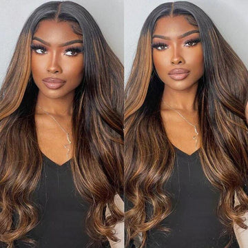 Upgrade Pre Cut Lace | P1b/30 13X4/6X5 Body Wave/Straight HD Lace Frontal Bleach Knots Pre-plucked Easy Wear And Go Wig