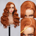 Megalook 6x5 Wear Go #30 Copper Ginger Loose Body Wave  Light Auburn 3D DOME Cap Wear Go C Part Glueless Mini Knots Pre-plucked Hair Pre-cut Lace Wig