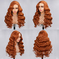 Megalook 6x5 Wear Go #30 Copper Ginger Loose Body Wave  Light Auburn 3D DOME Cap Wear Go C Part Glueless Mini Knots Pre-plucked Hair Pre-cut Lace Wig