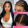 Upgrade Pre Cut 6X5 Lace Glueless Straight HD Lace Wear Go Closure Wig With Pre-plucked Edges Vietnamese Hair