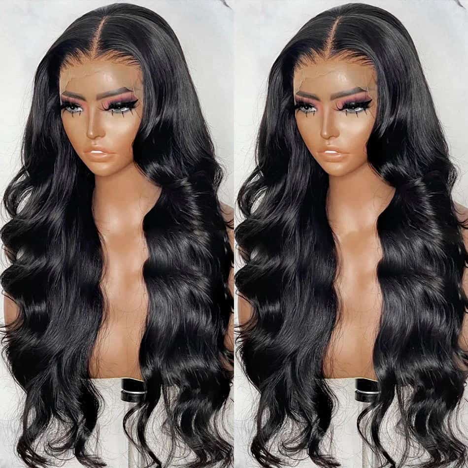 Transparent HD Lace Frontal Wigs 13x4 Human Hair HD Melted Lace Wig 180% Density