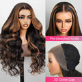 Upgrade Pre Cut Lace | P1b/30 13X4/6X5 Body Wave/Straight HD Lace Frontal Bleach Knots Pre-plucked Easy Wear And Go Wig