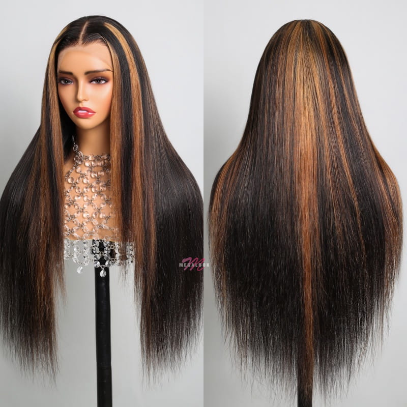 Upgrade Pre Cut Lace | P1b/30 13X4/6X5 Body Wave/Straight HD Lace Frontal Bleach Knots Pre-plucked Easy Wear And Go Wig