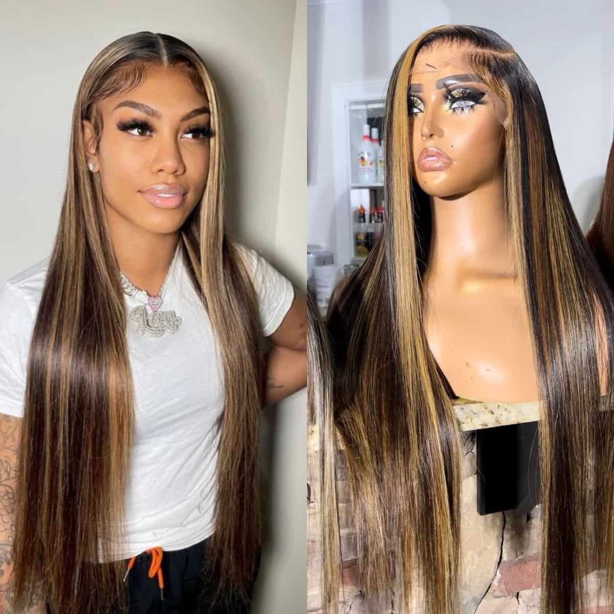 Upgrade Pre Cut Lace | P1b/30 13X4/6X5 Body Wave/Straight HD Lace Frontal Bleach Knots Pre-plucked Easy Wear And Go Wig