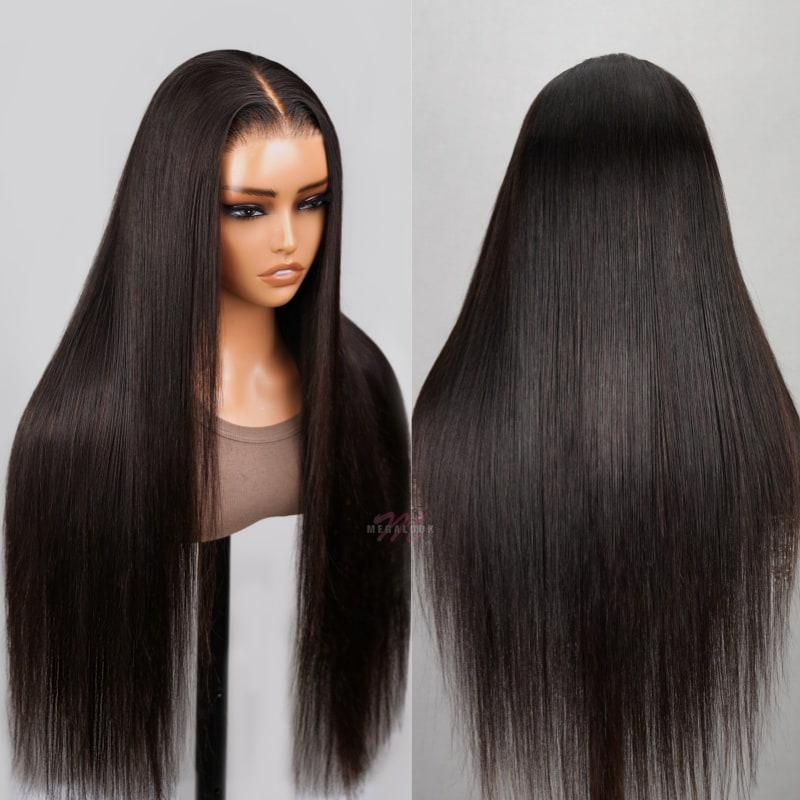 Upgrade Pre Cut 6X5 Lace Glueless Straight HD Lace Wear Go Closure Wig With Pre-plucked Edges Vietnamese Hair