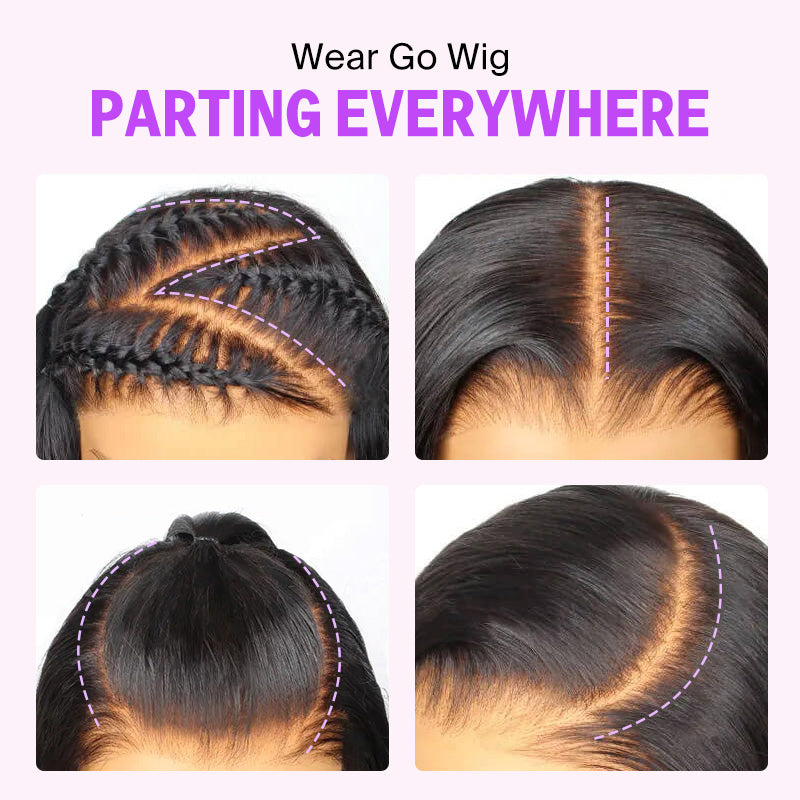 Glueless 10x6 Parting Max HD Lace Wig Pre Bleached Tiny Knots Body Wave Wig(No Code Needed)