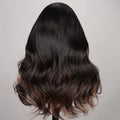 (Super Deal)Highlight Balayage With #4 Chestnut Brown Colored Loose Wavy Wig 5x6 Glueless Lace Front Wigs
