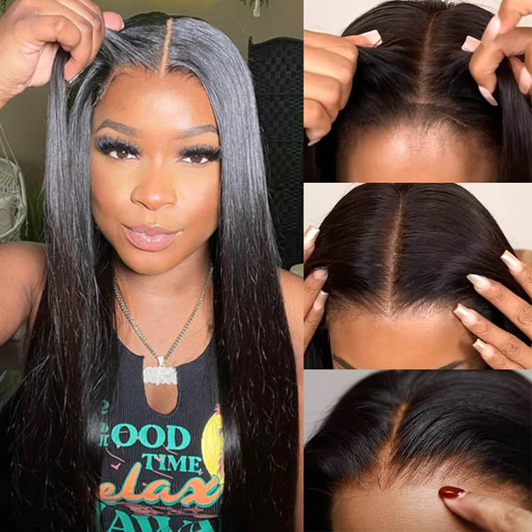 Pre Cut Lace | Glueless 6X5 HD Lace Wig Body Wave Human Hair Wear And Go Wig